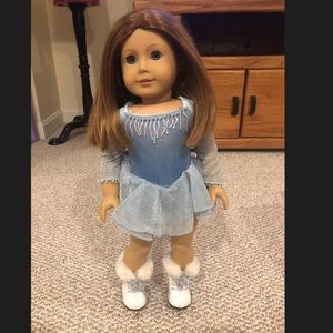 american girl doll skating outfit